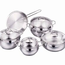 سرویس قابلمه و تابه 9 پارچه کرکماز