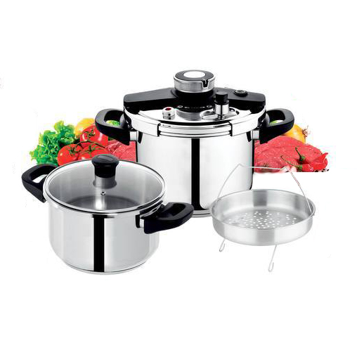 زودپز دو قلو استیل ریسمون MR-7177 زودپز دو قلو استیل ریسمون MR-7177